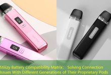 Stiiizy Battery Compatibility Matrix： Solving Connection Issues With Different Generations of Their Proprietary Pods-vape