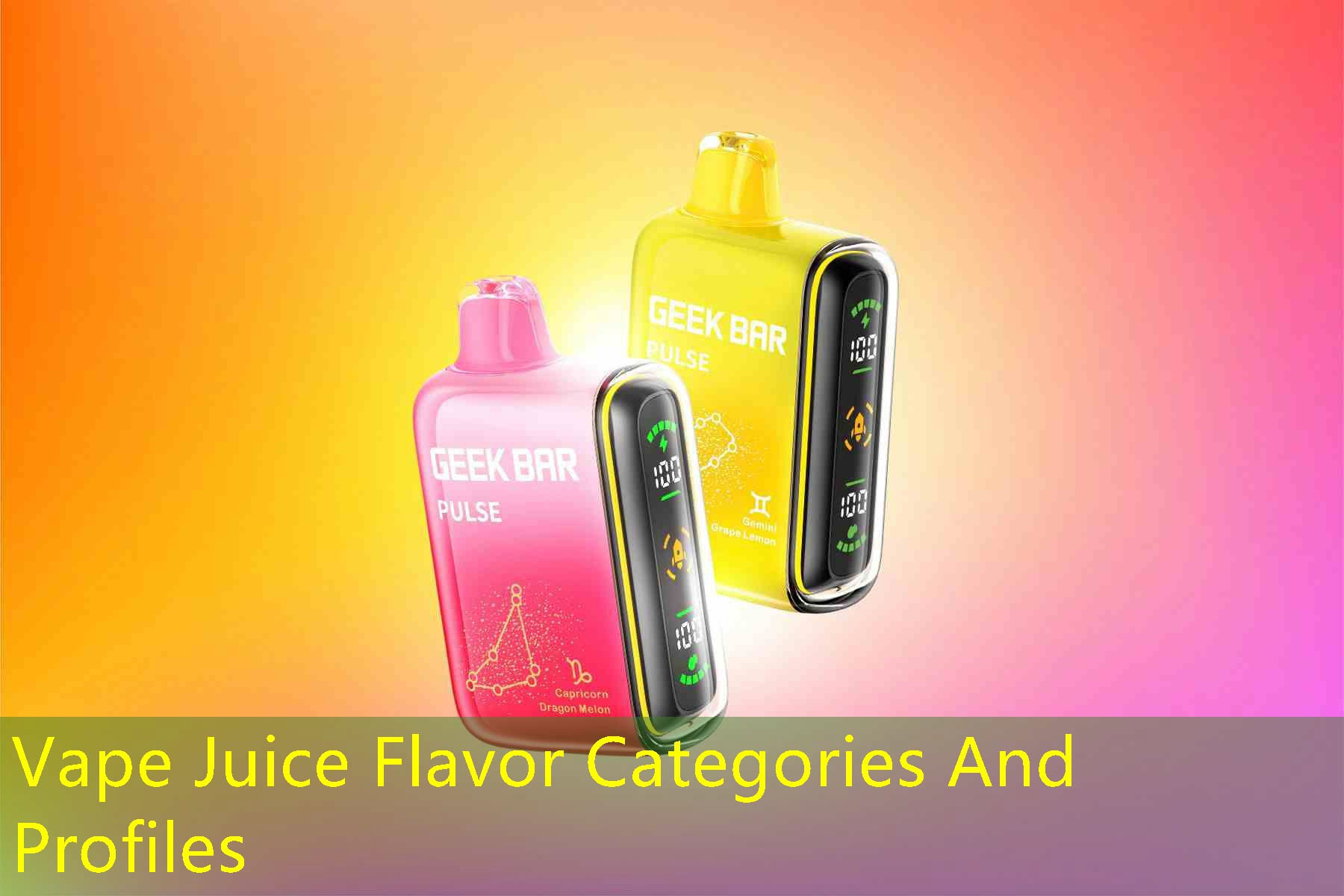 Vape Juice Flavor Categories And Profiles