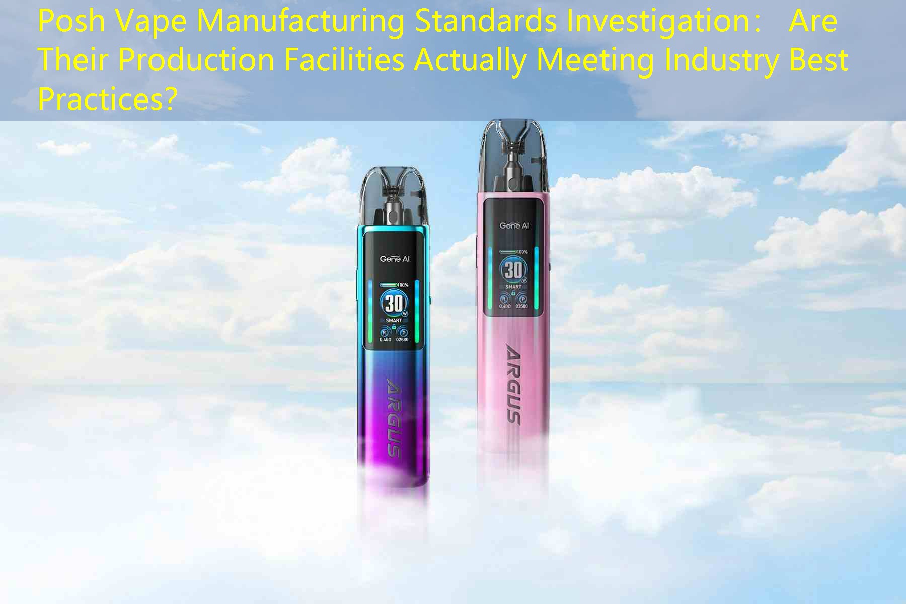 Posh Vape Manufacturing Standards Investigation： Are Their Production Facilities Actually Meeting Industry Best Practices？