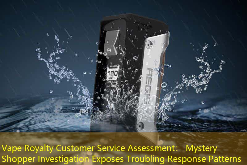 Vape Royalty Customer Service Assessment： Mystery Shopper Investigation Exposes Troubling Response Patterns