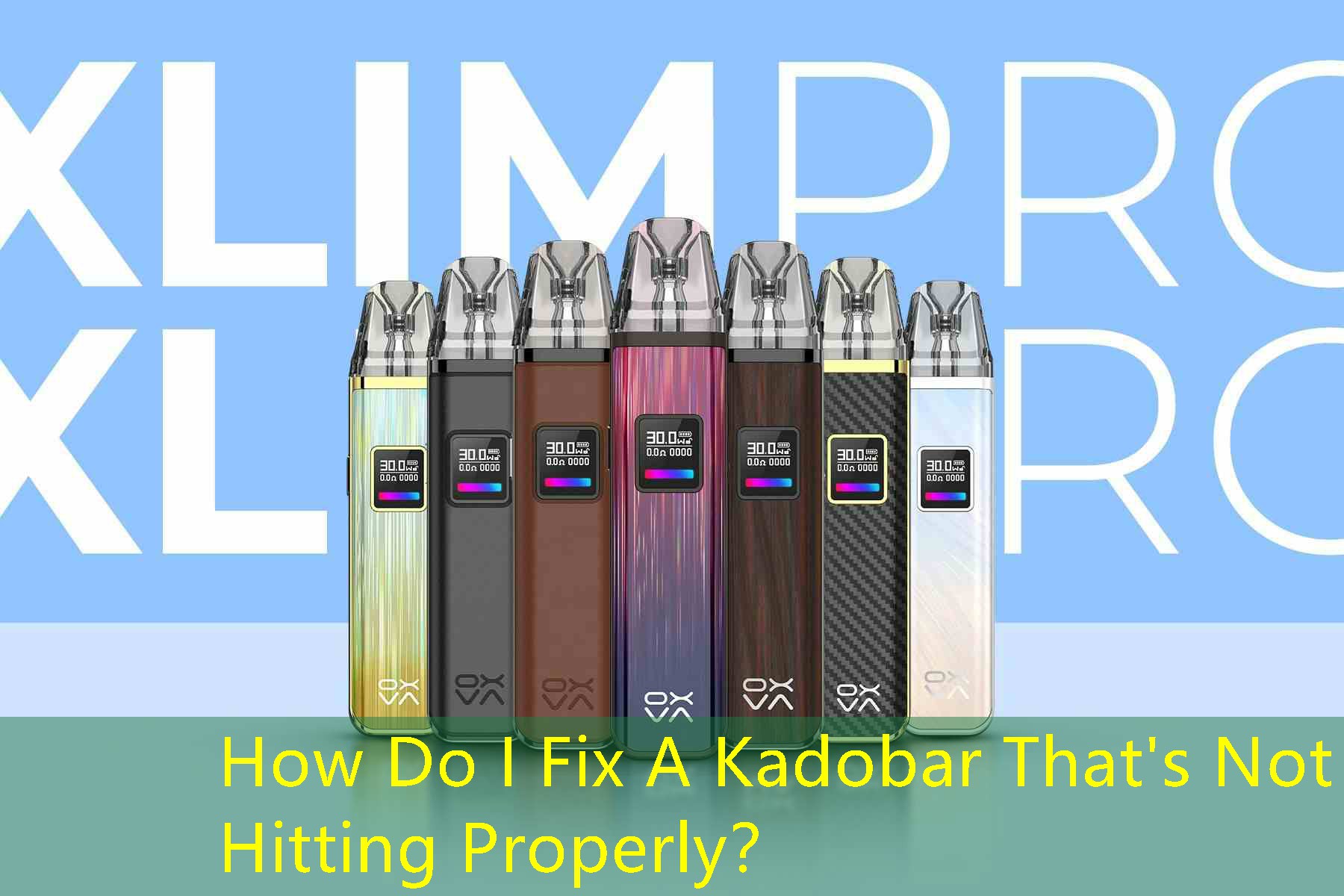 How Do I Fix A Kadobar That's Not Hitting Properly？
