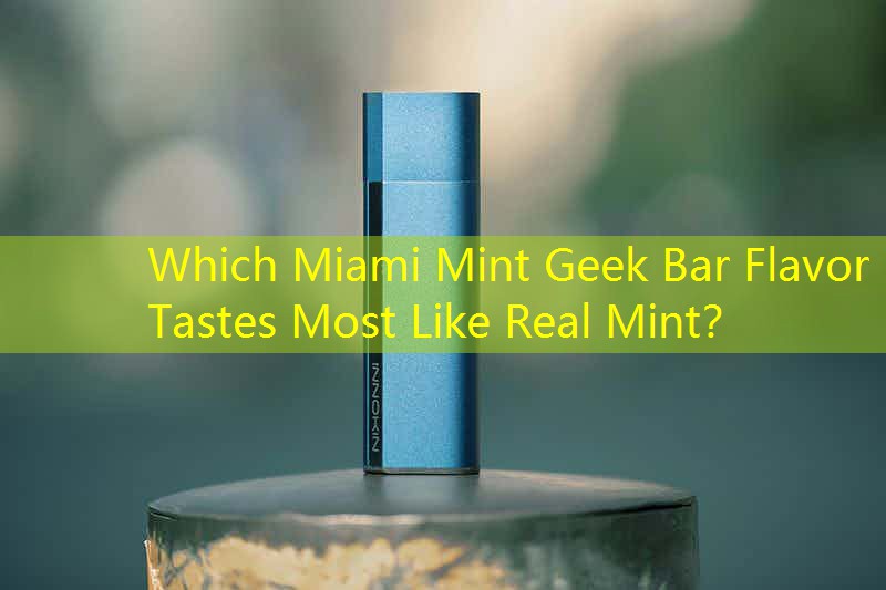 Which Miami Mint Geek Bar Flavor Tastes Most Like Real Mint？