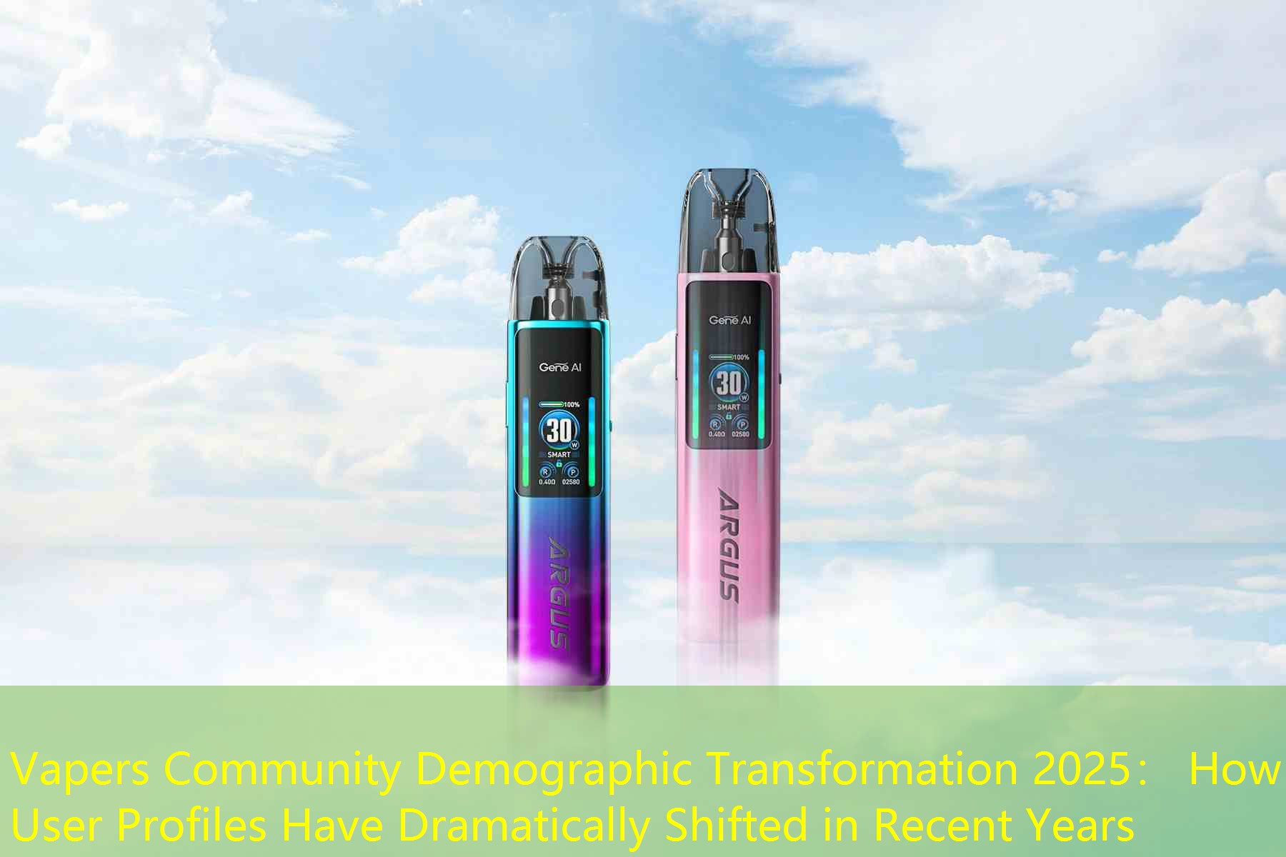 Vapers Community Demographic Transformation 2025： How User Profiles Have Dramatically Shifted in Recent Years