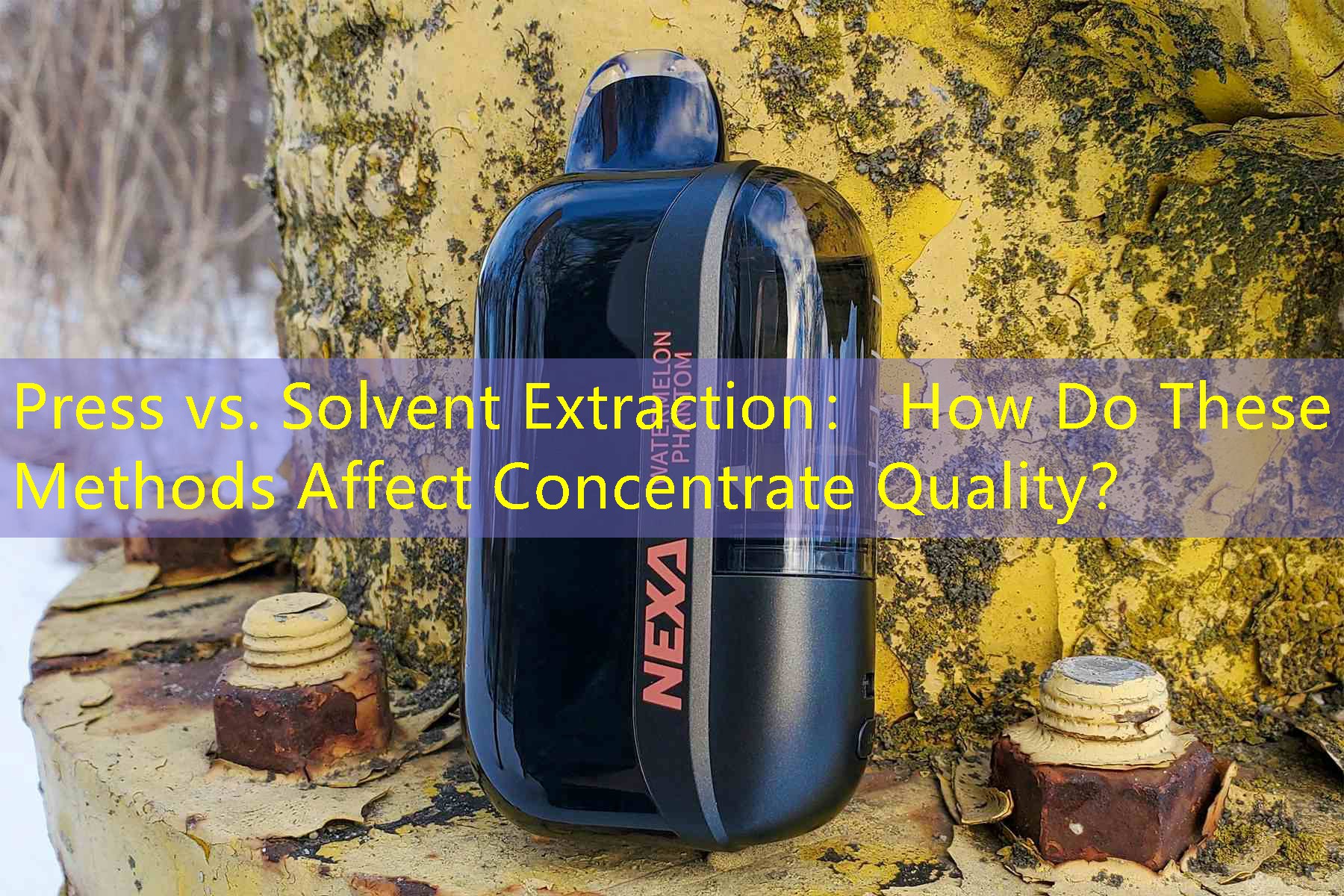 Press vs. Solvent Extraction： How Do These Methods Affect Concentrate Quality？