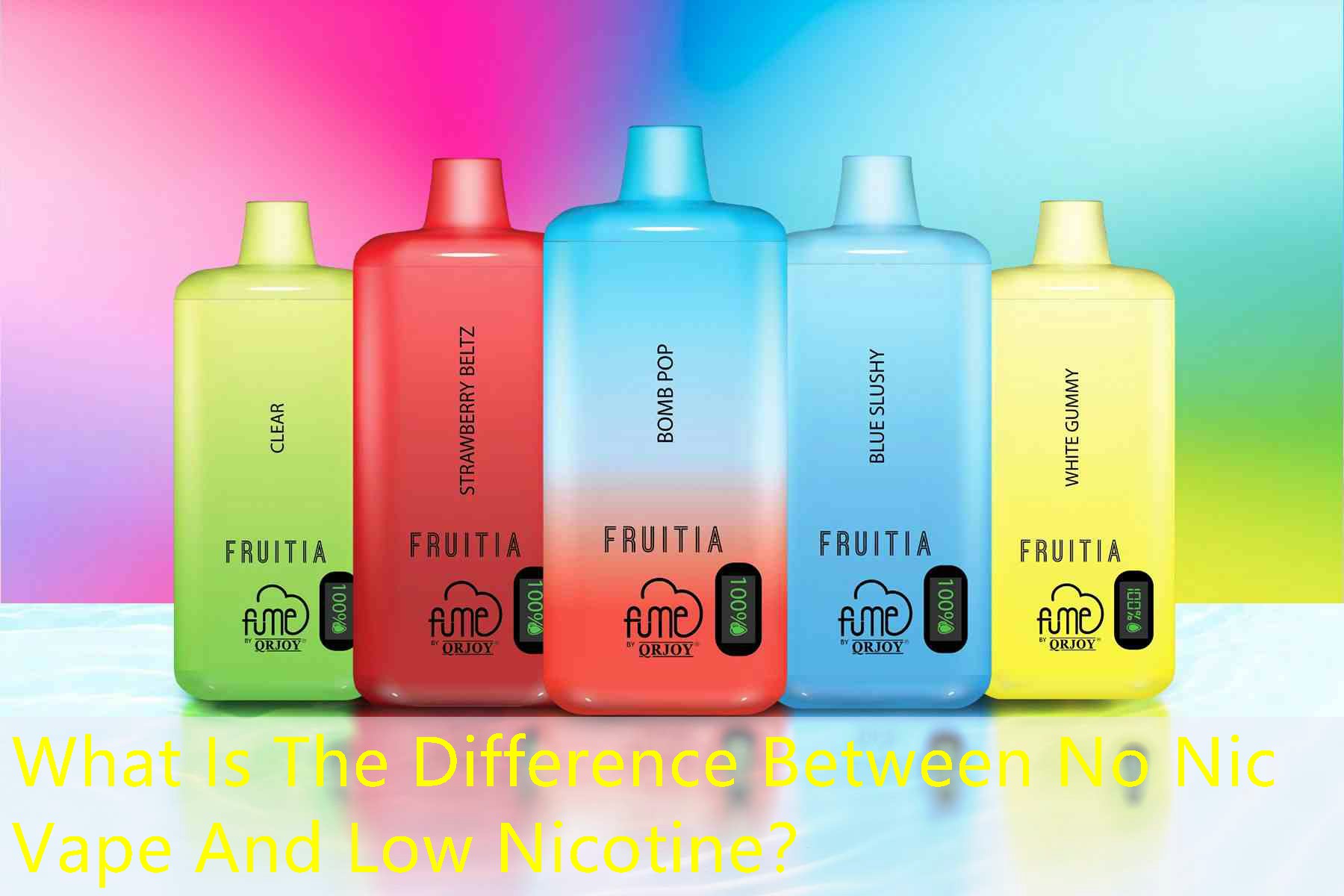 What Is The Difference Between No Nic Vape And Low Nicotine？
