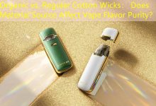 Organic vs. Regular Cotton Wicks： Does Material Source Affect Vape Flavor Purity？-vape