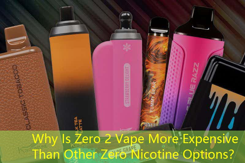 Why Is Zero 2 Vape More Expensive Than Other Zero Nicotine Options？